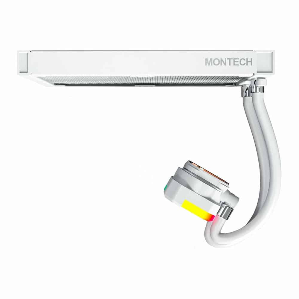 (image for) Montech HyperFlow ARGB 240 All In One 240mm White Intel/AMD CPU Water Cooler